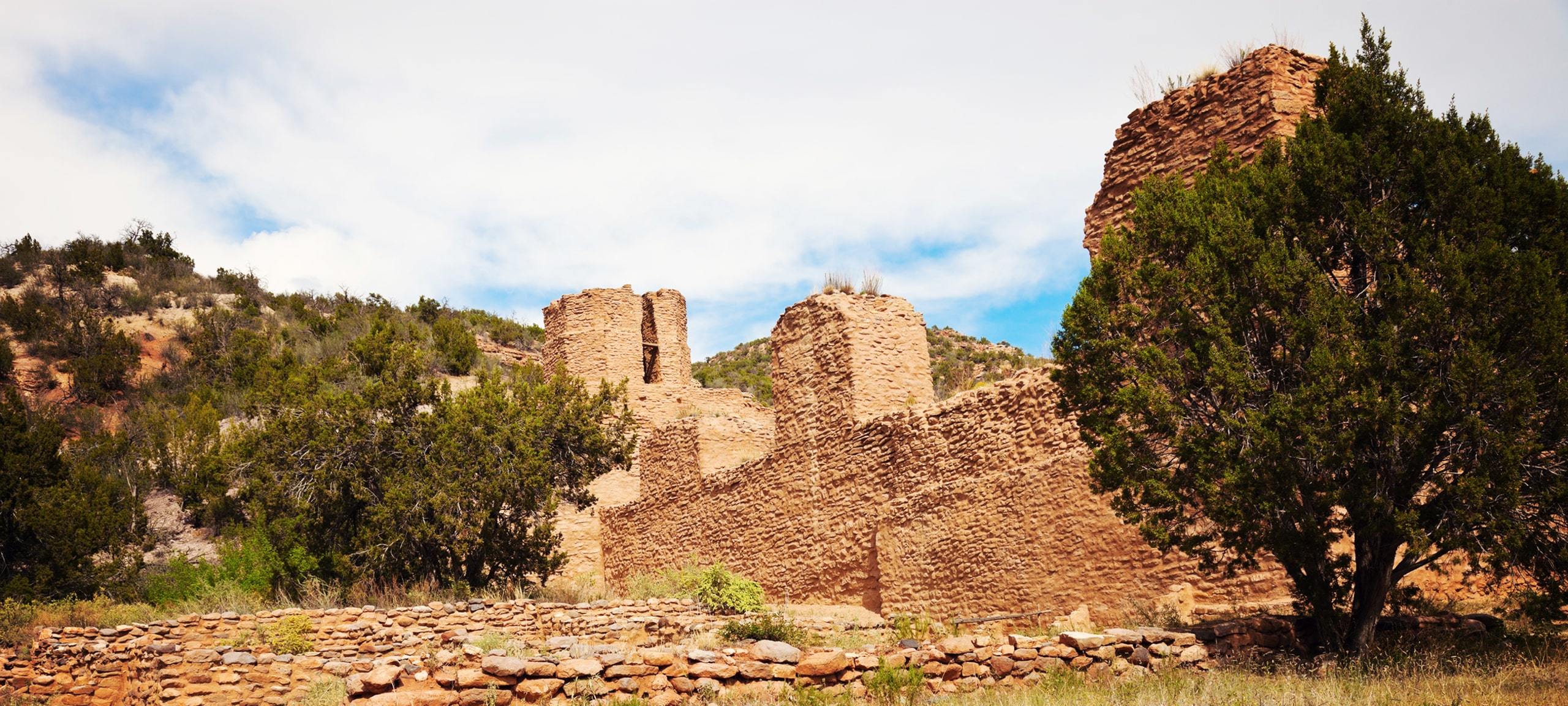 Historic ruins in Jemez Springs, New Mexico